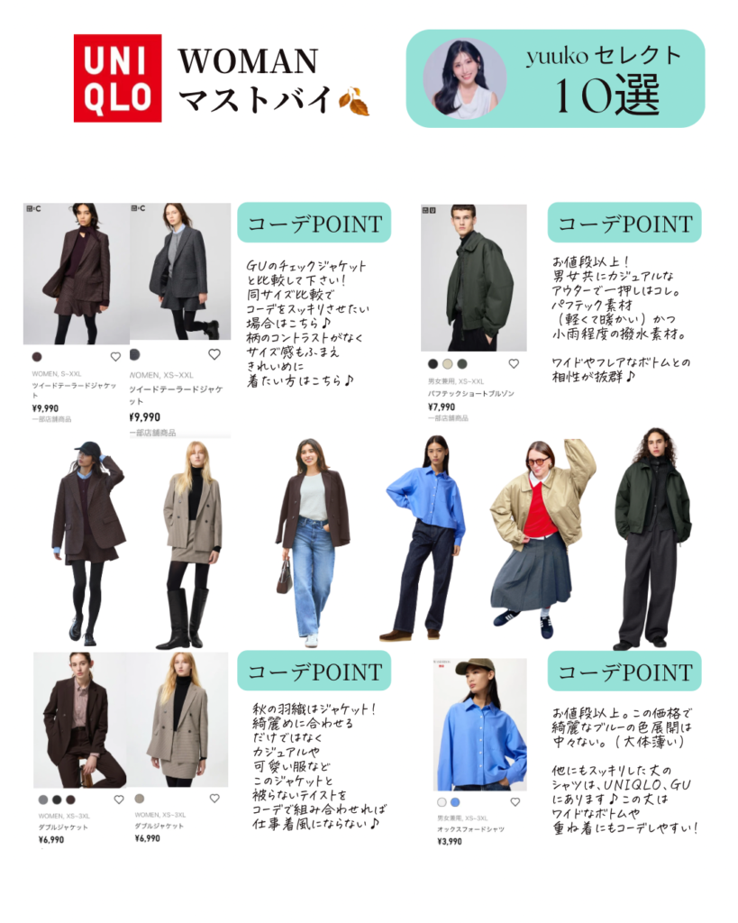 UNIQLO マストバイ10選