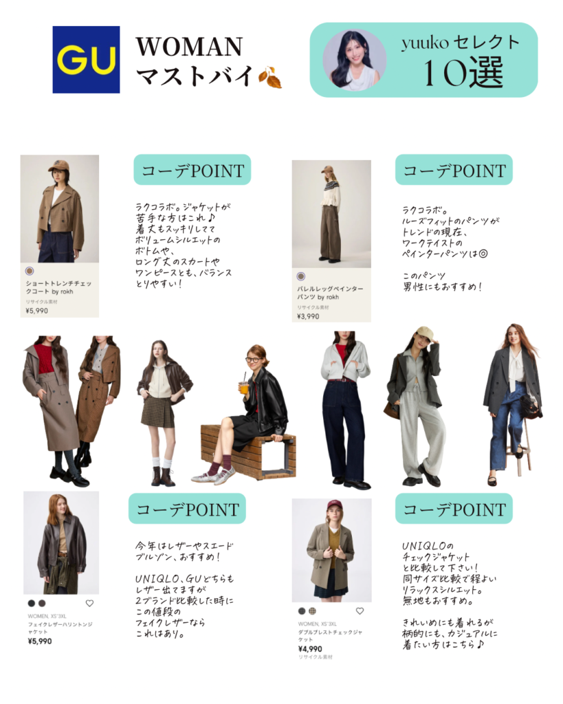 GU マストバイ10選