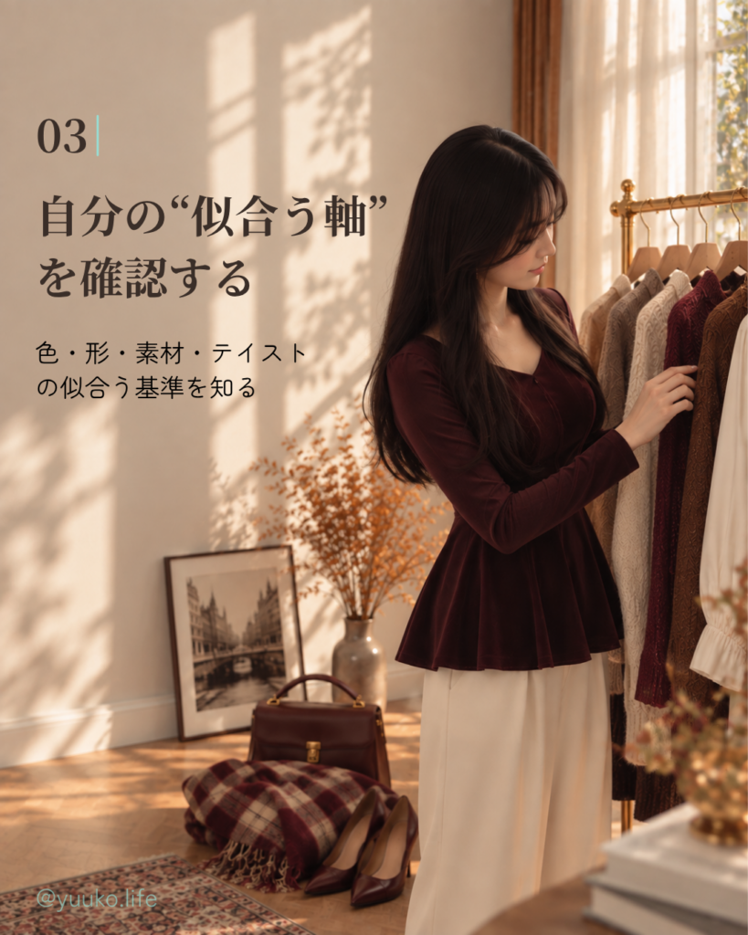 03 自分の似合う軸を確認する